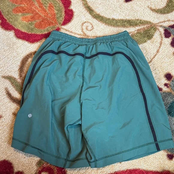 Lululemon Athletica Men's Teal Shorts - Picture 4 of 7